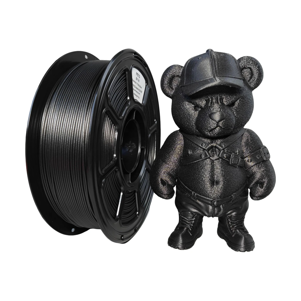WJ PETG CF filament and printed sample